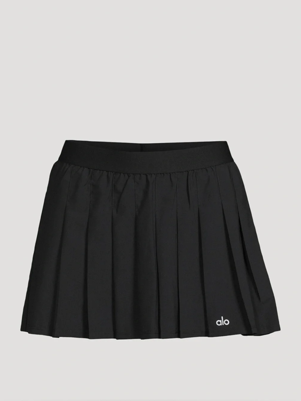 Alo Yoga Varsity Tennis Pleated Skirt in black size XS